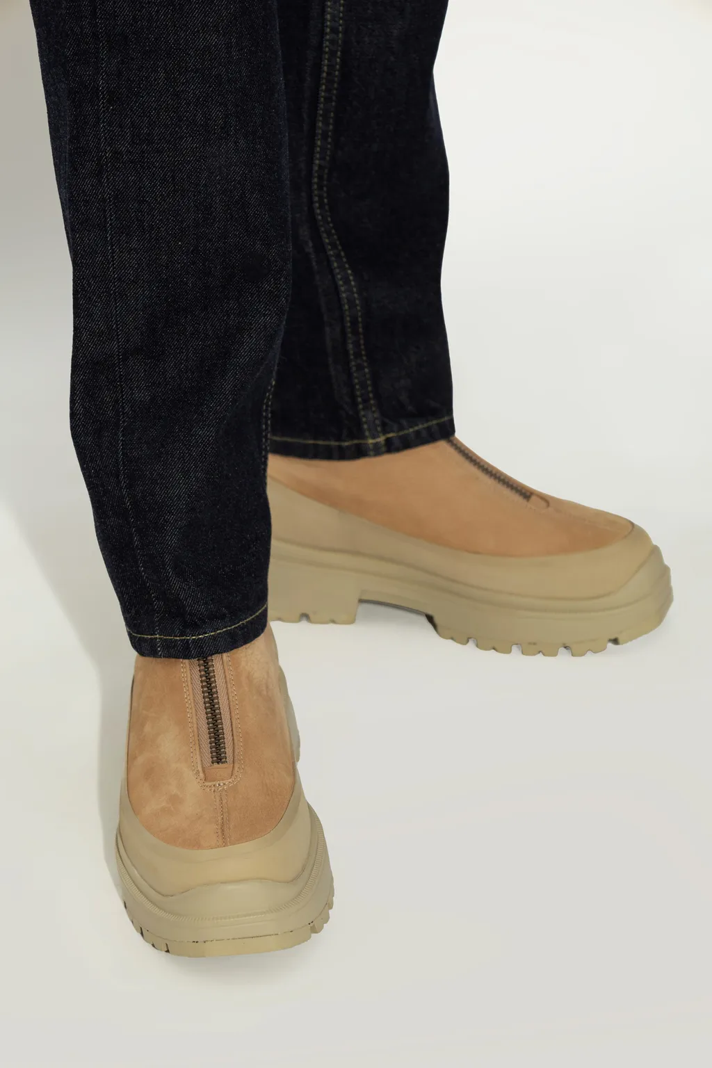 Zip-Detailed Boots
