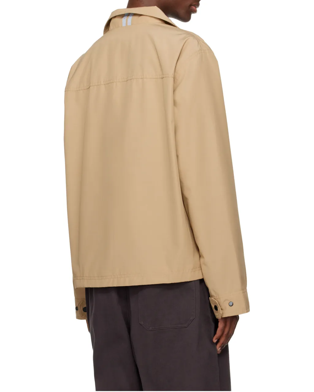 Logo Patch Zip-Up Jacket