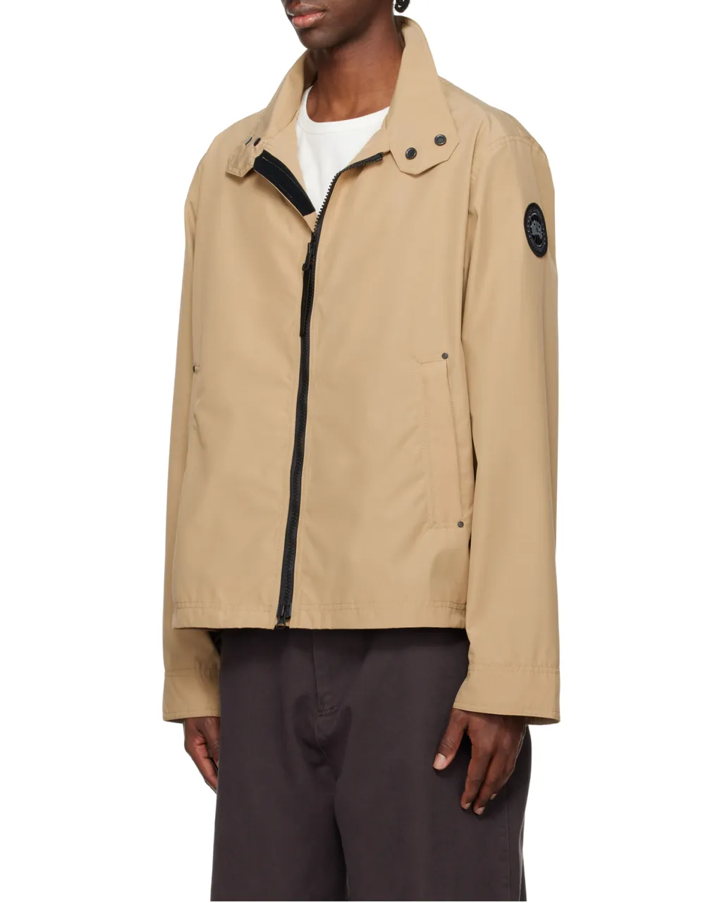 Logo Patch Zip-Up Jacket