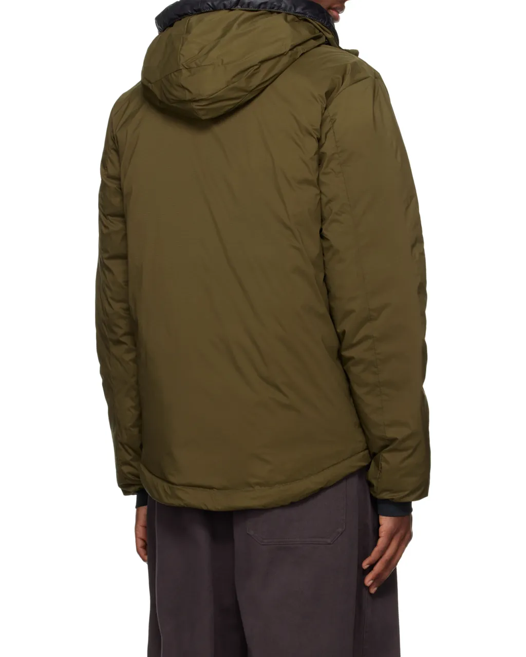 Zip-Up Hooded Down Jacket