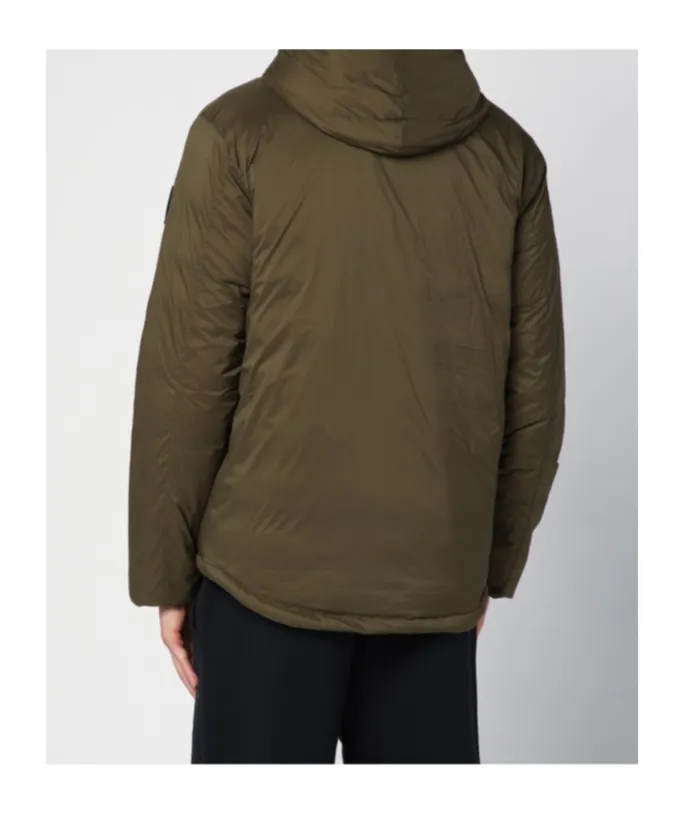 Zip-Up Hooded Down Jacket