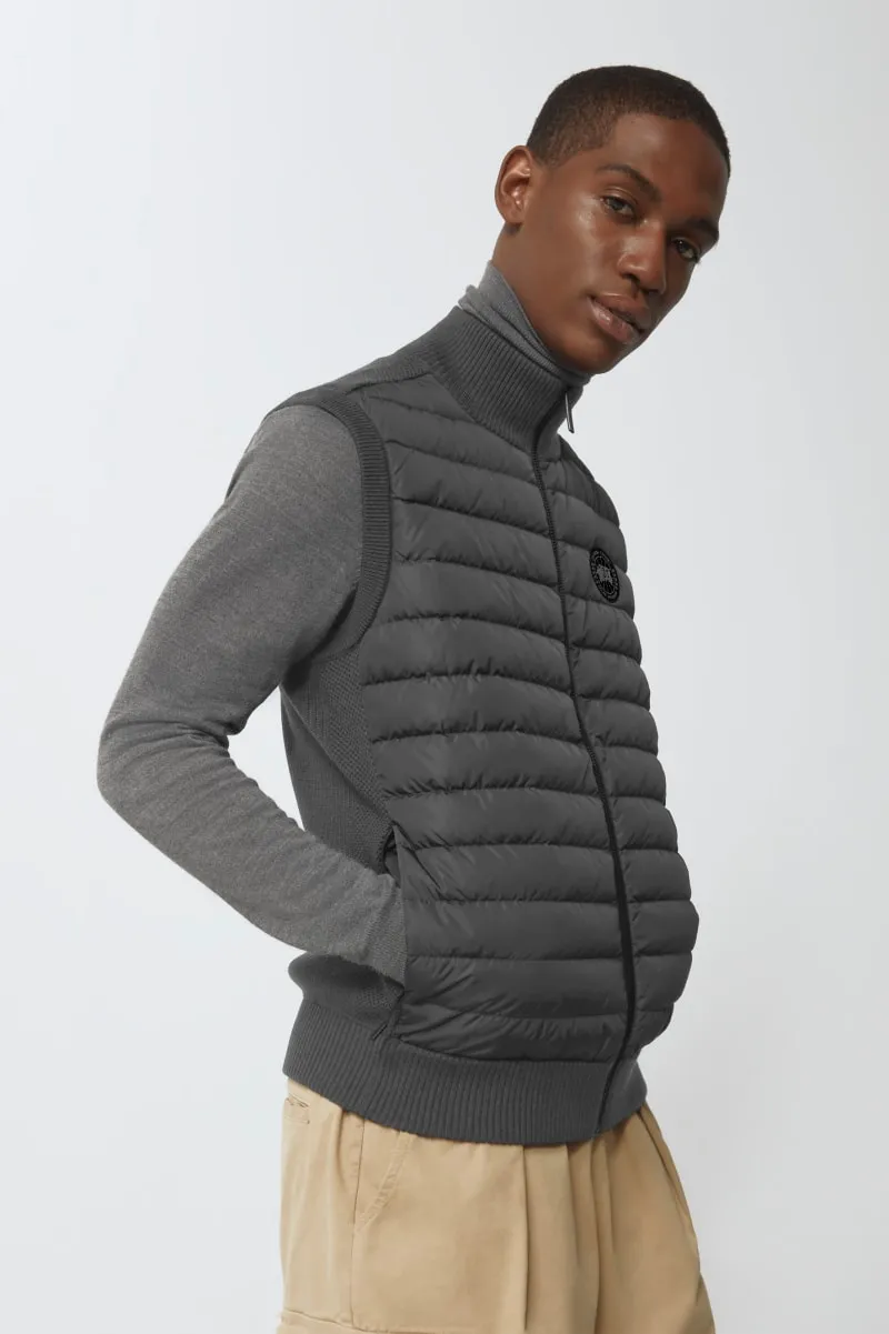 Hybridge Logo-Patch Quilted Gilet