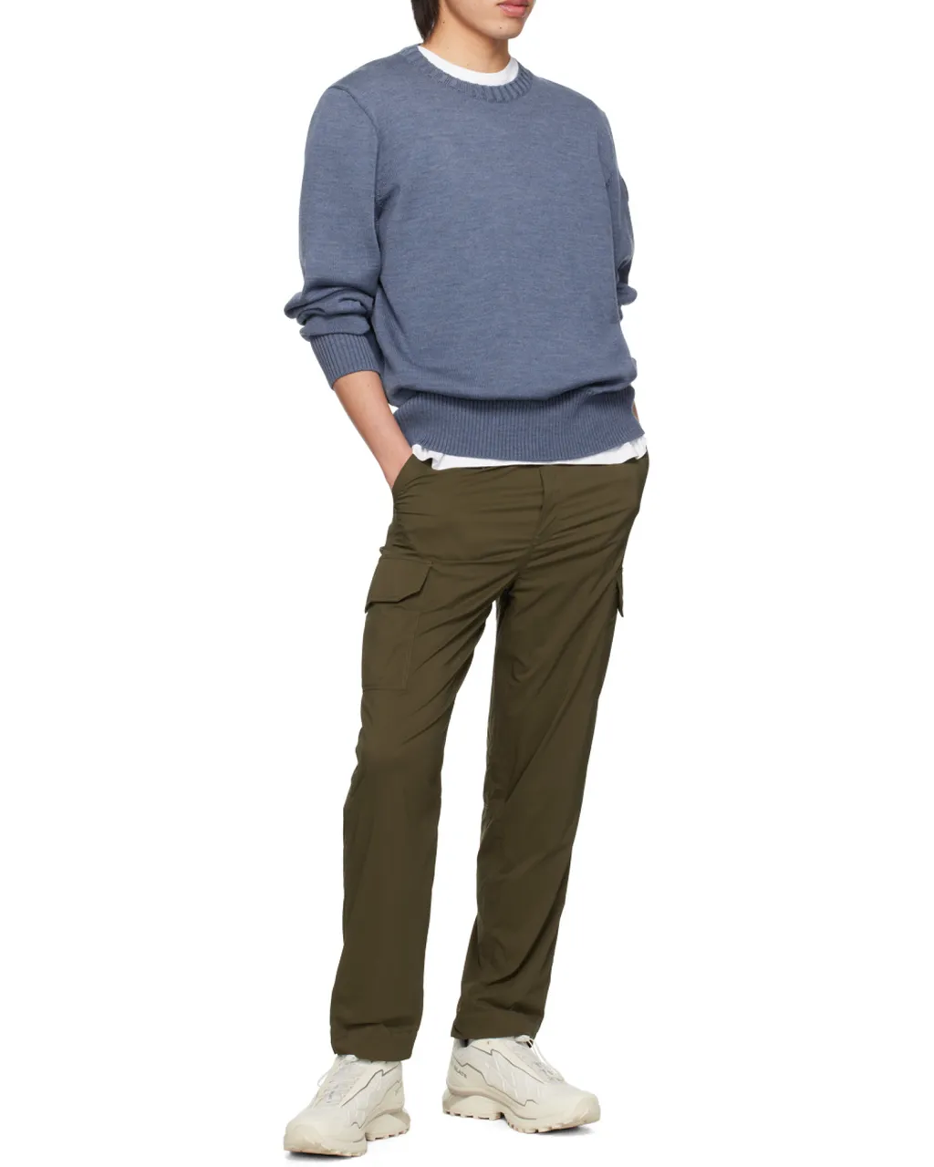 Tapered-Leg Drawstring Trousers