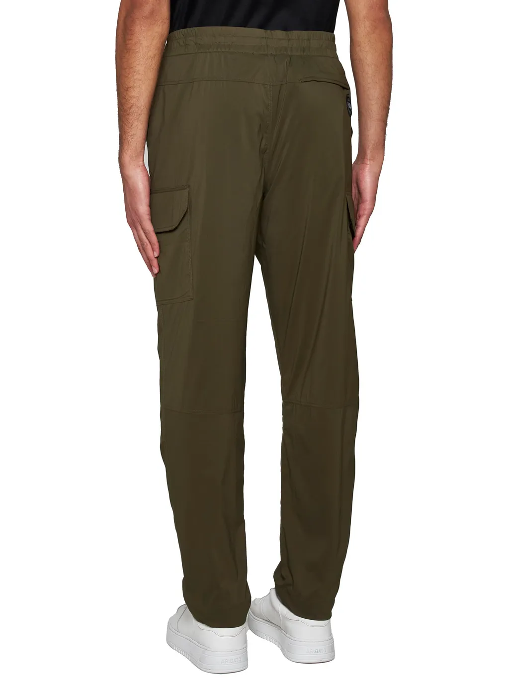 Tapered-Leg Drawstring Trousers