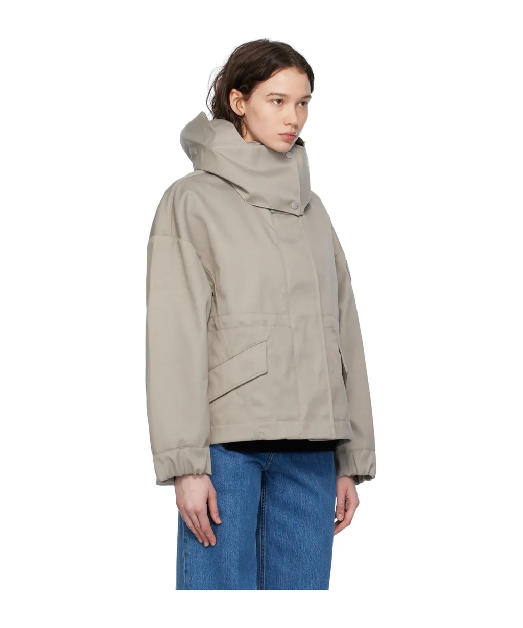 Olivine Zipper Casual Jacket