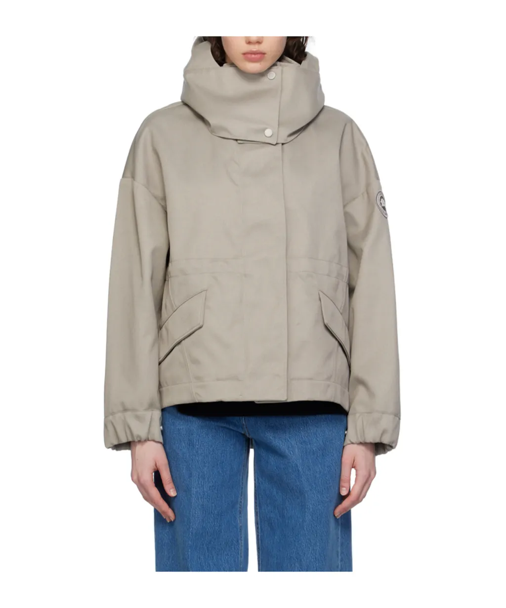 Olivine Zipper Casual Jacket