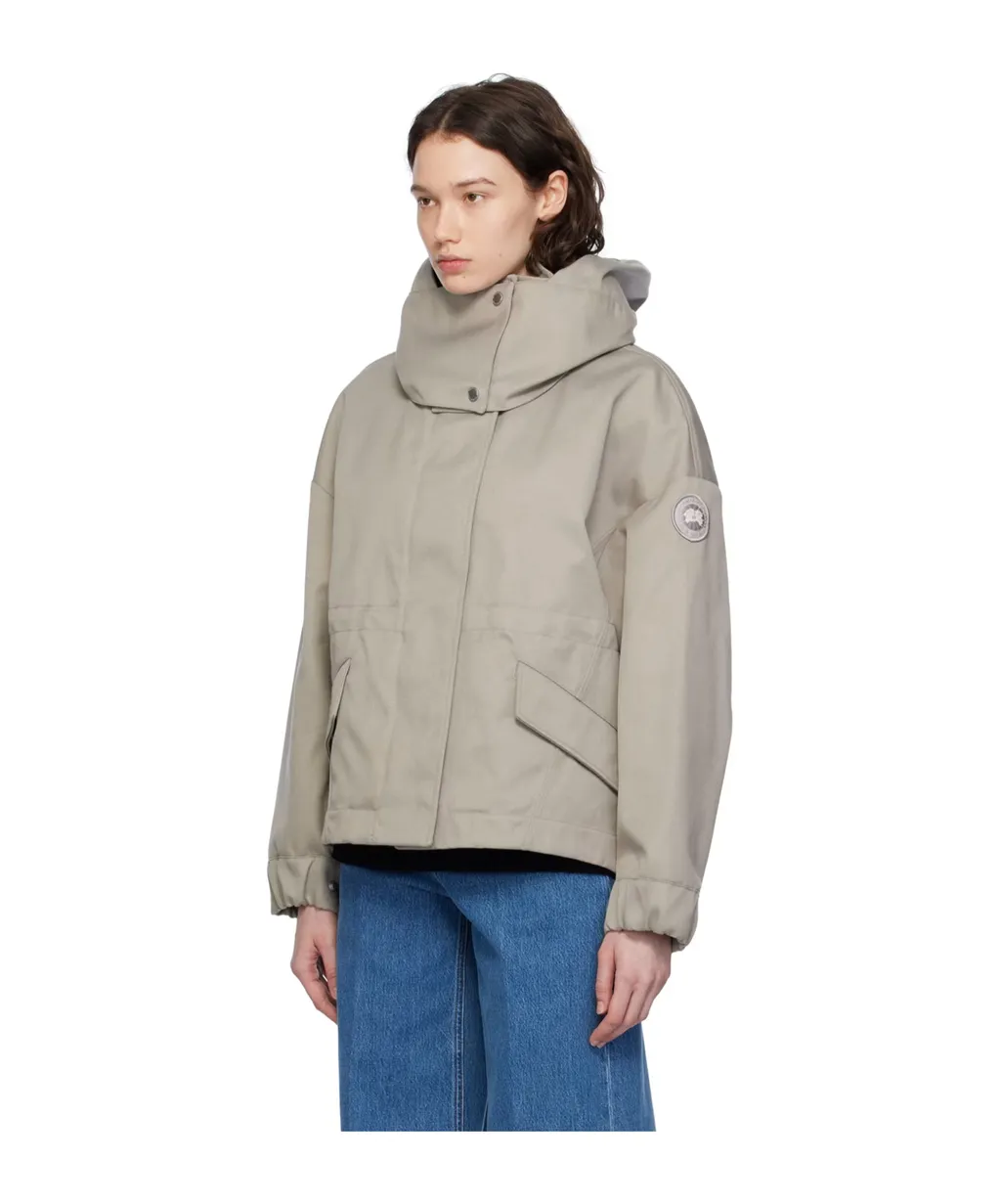 Olivine Zipper Casual Jacket