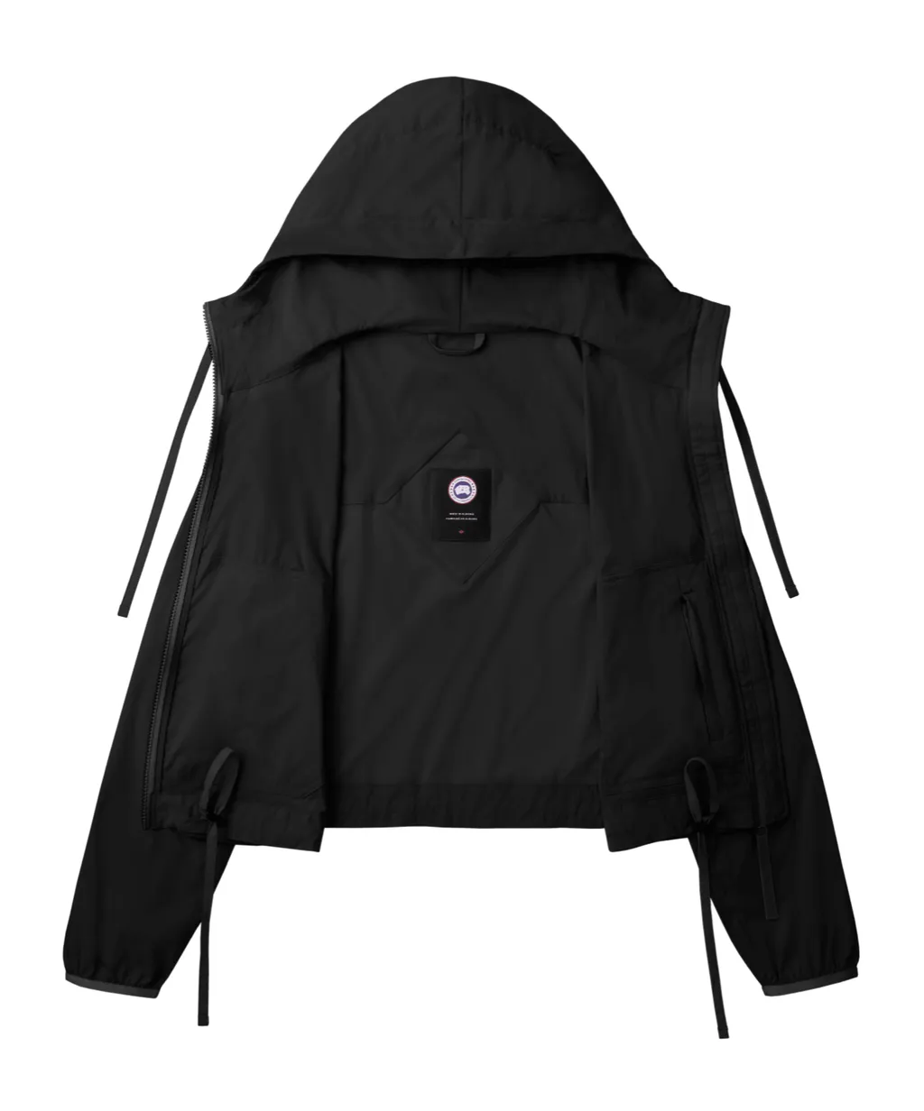 Kaslo Zip-Up Cropped Windbreaker