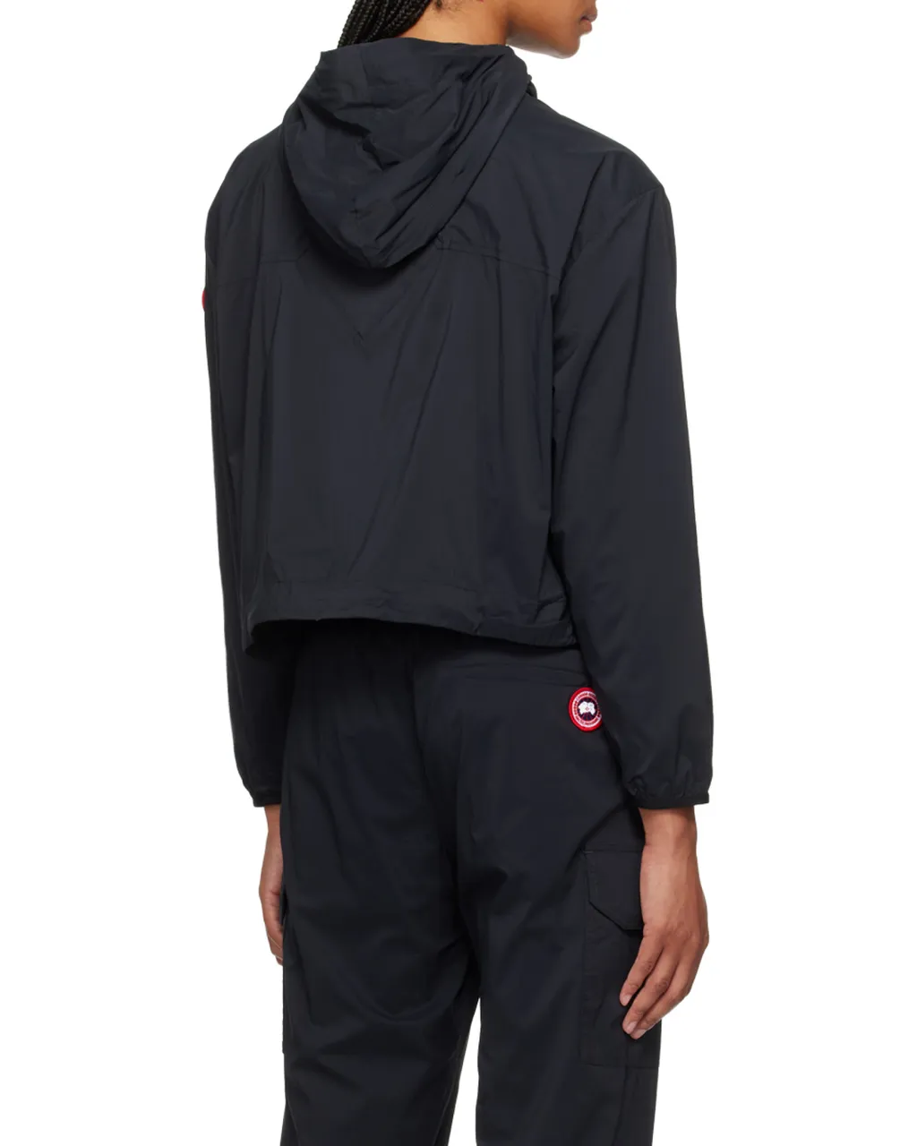 Kaslo Zip-Up Cropped Windbreaker