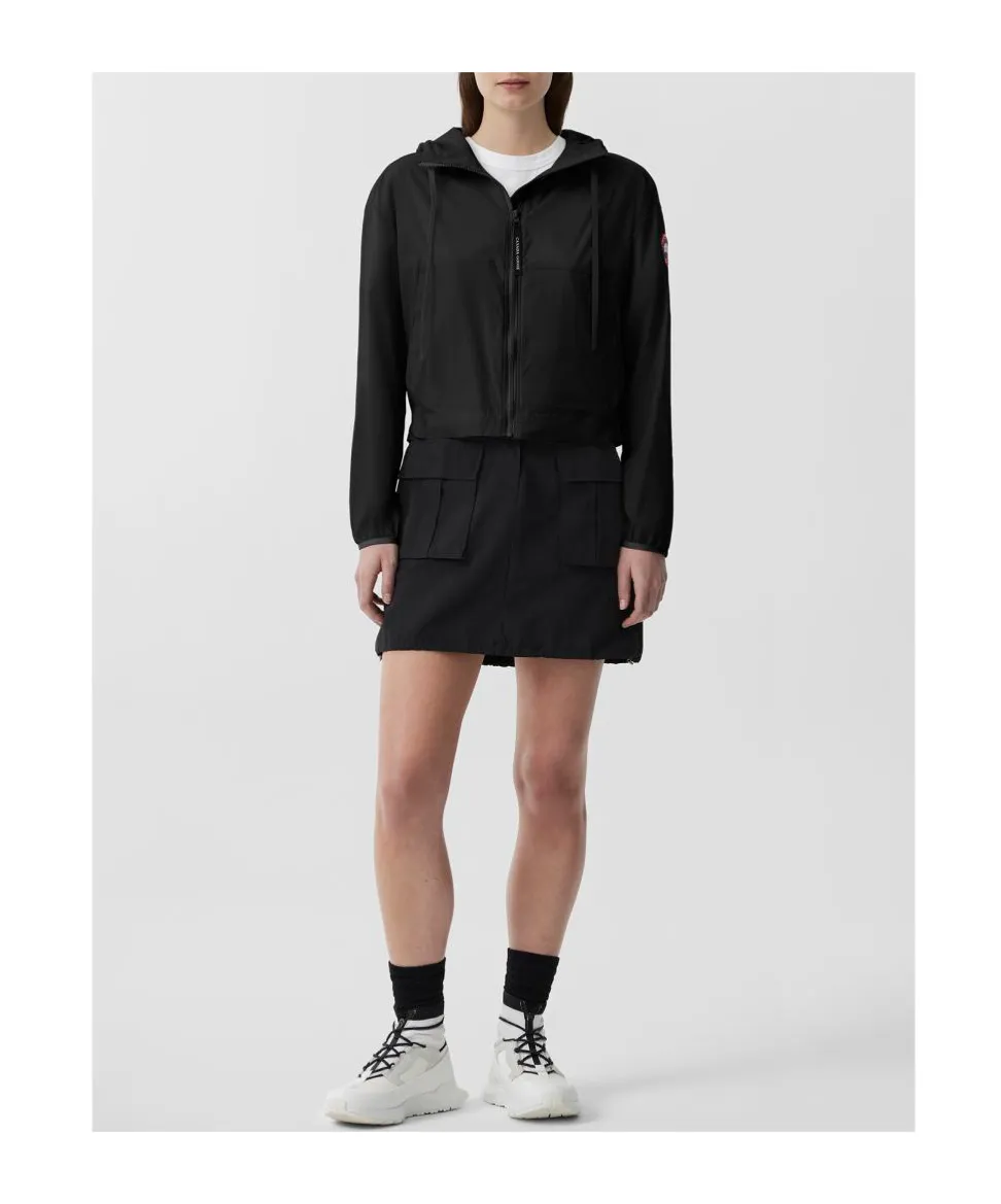 Kaslo Zip-Up Cropped Windbreaker