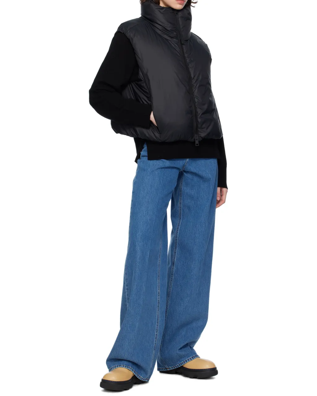 Spessa Cropped Down Gilet