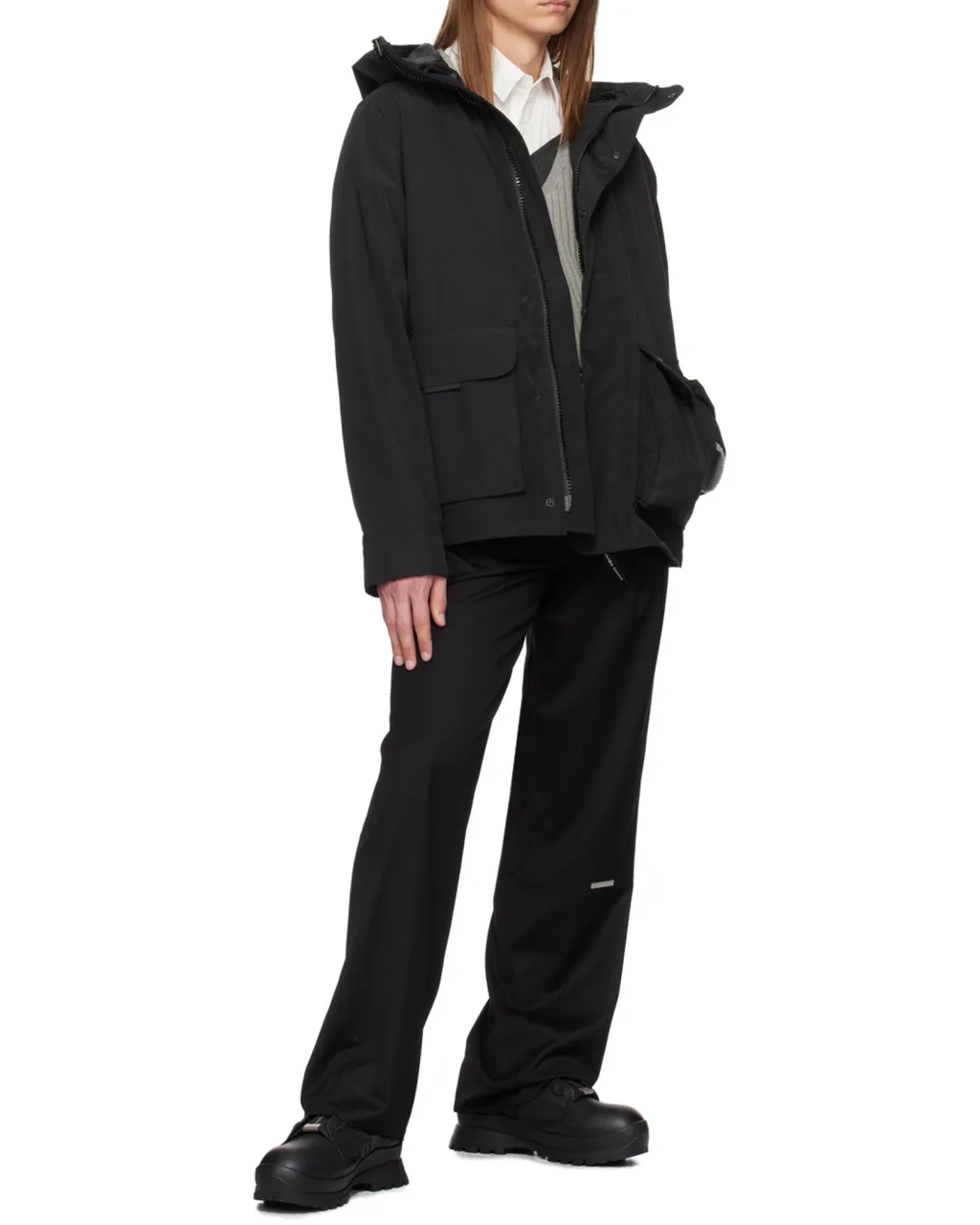 Long-Sleeved Zipper Casual Jacket