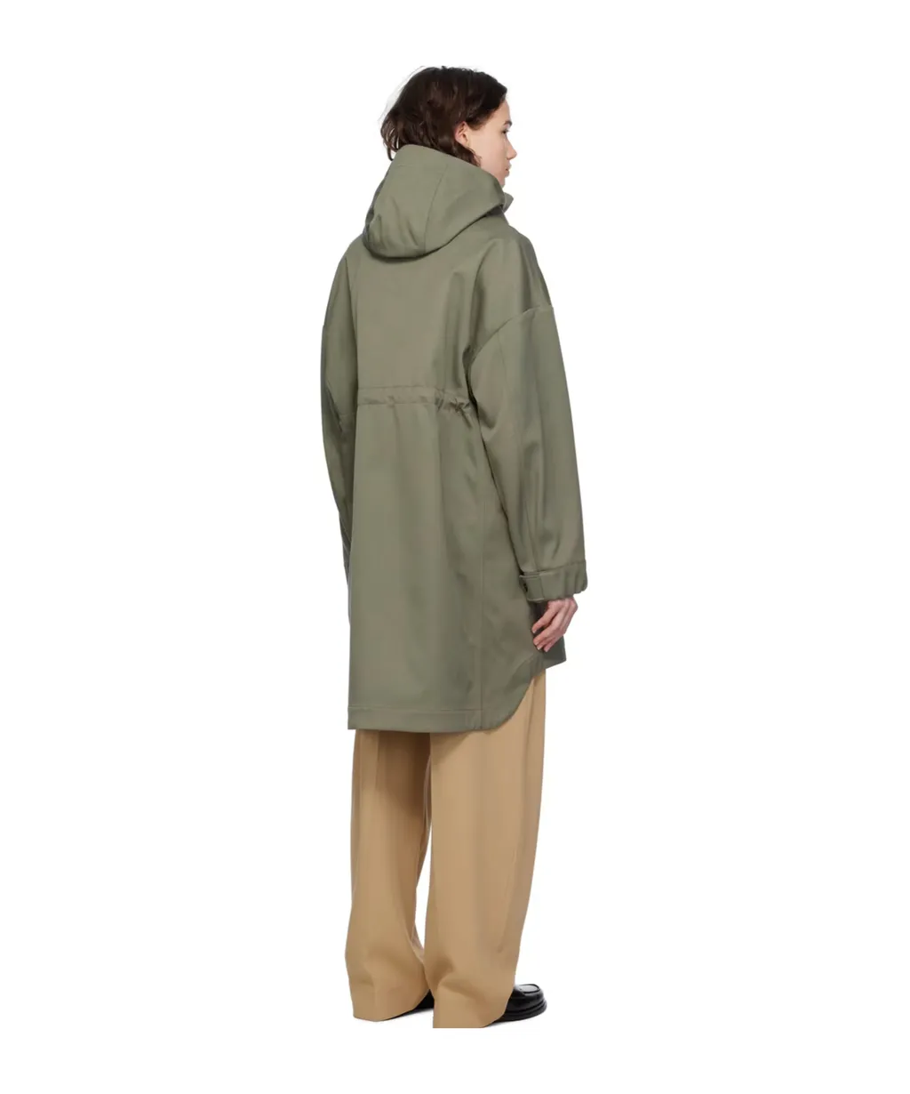 Olivine Long-Sleeved Parker Coat