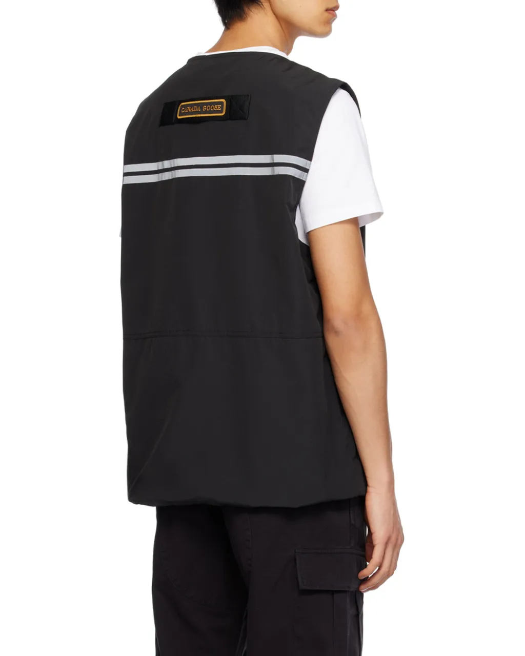Logo Patch Zipped Vest