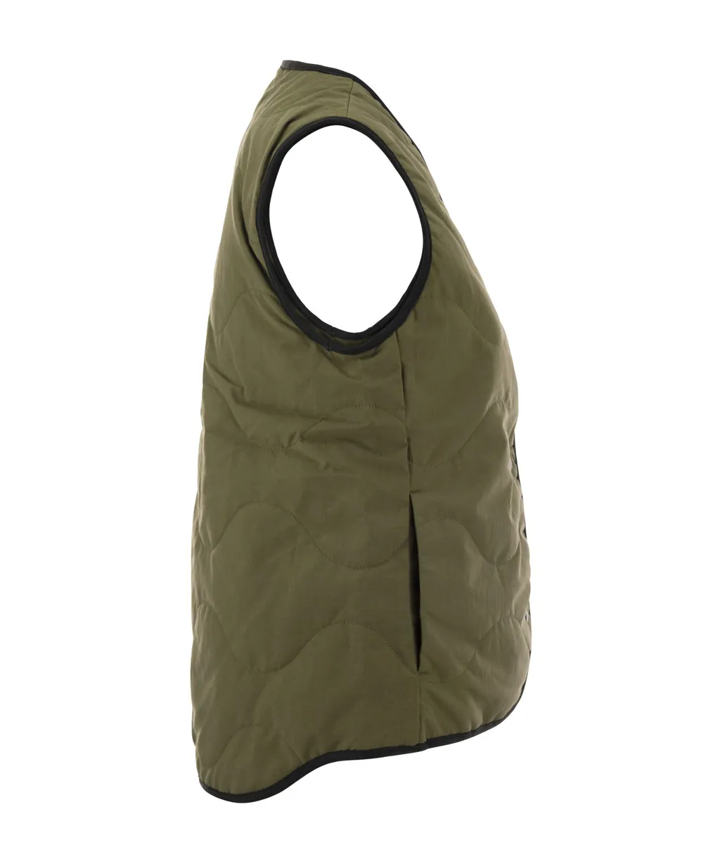 Logo Patch Padded Vest