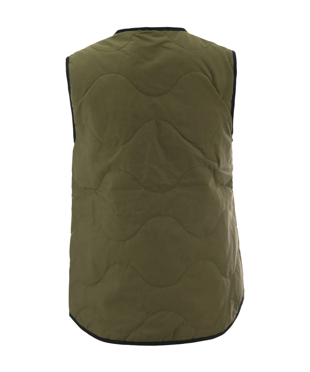 Logo Patch Padded Vest