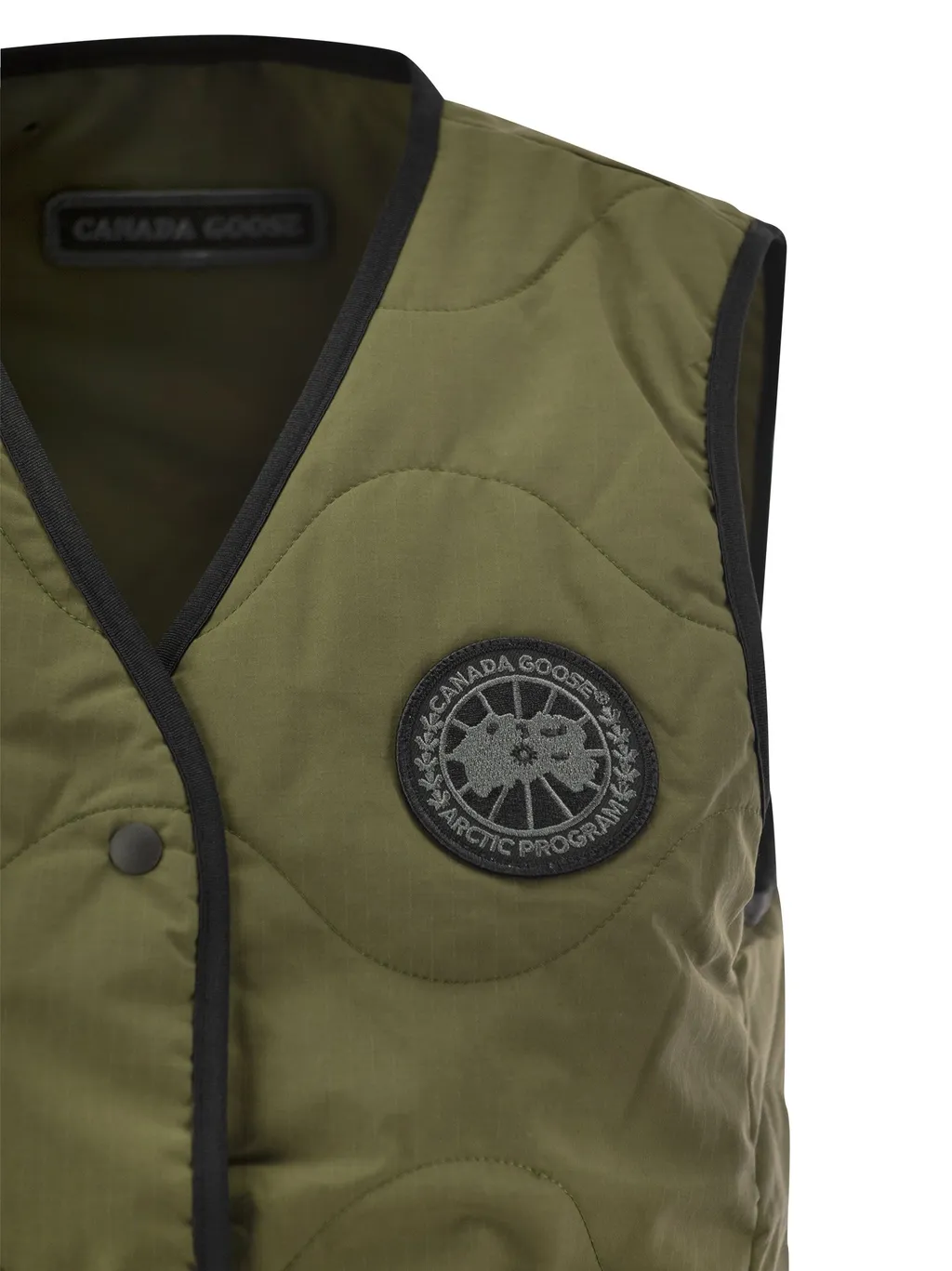 Logo Patch Padded Vest