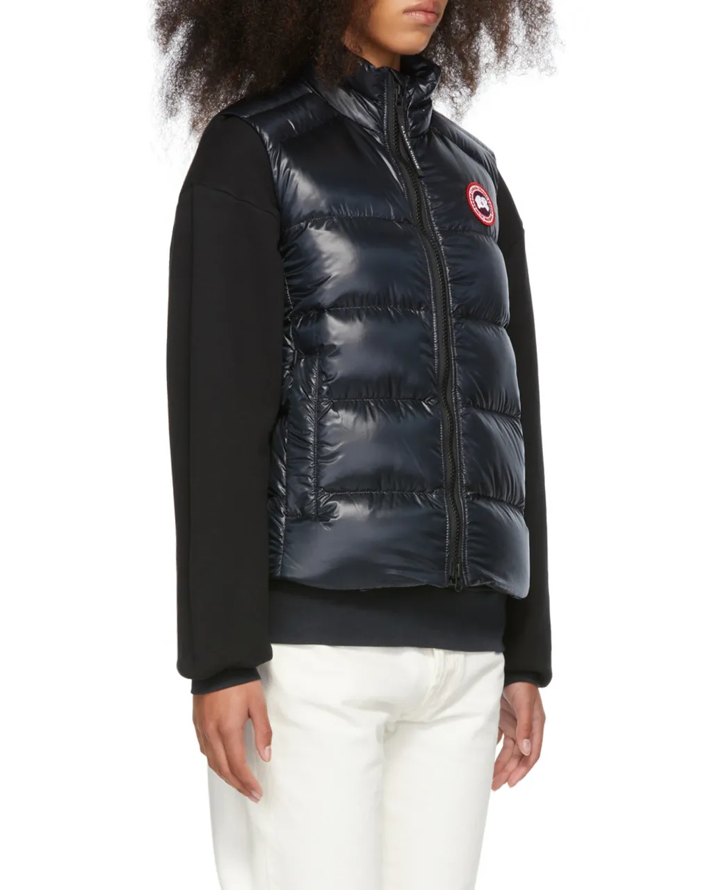 Logo Patch Zip-Up Padded Gilet