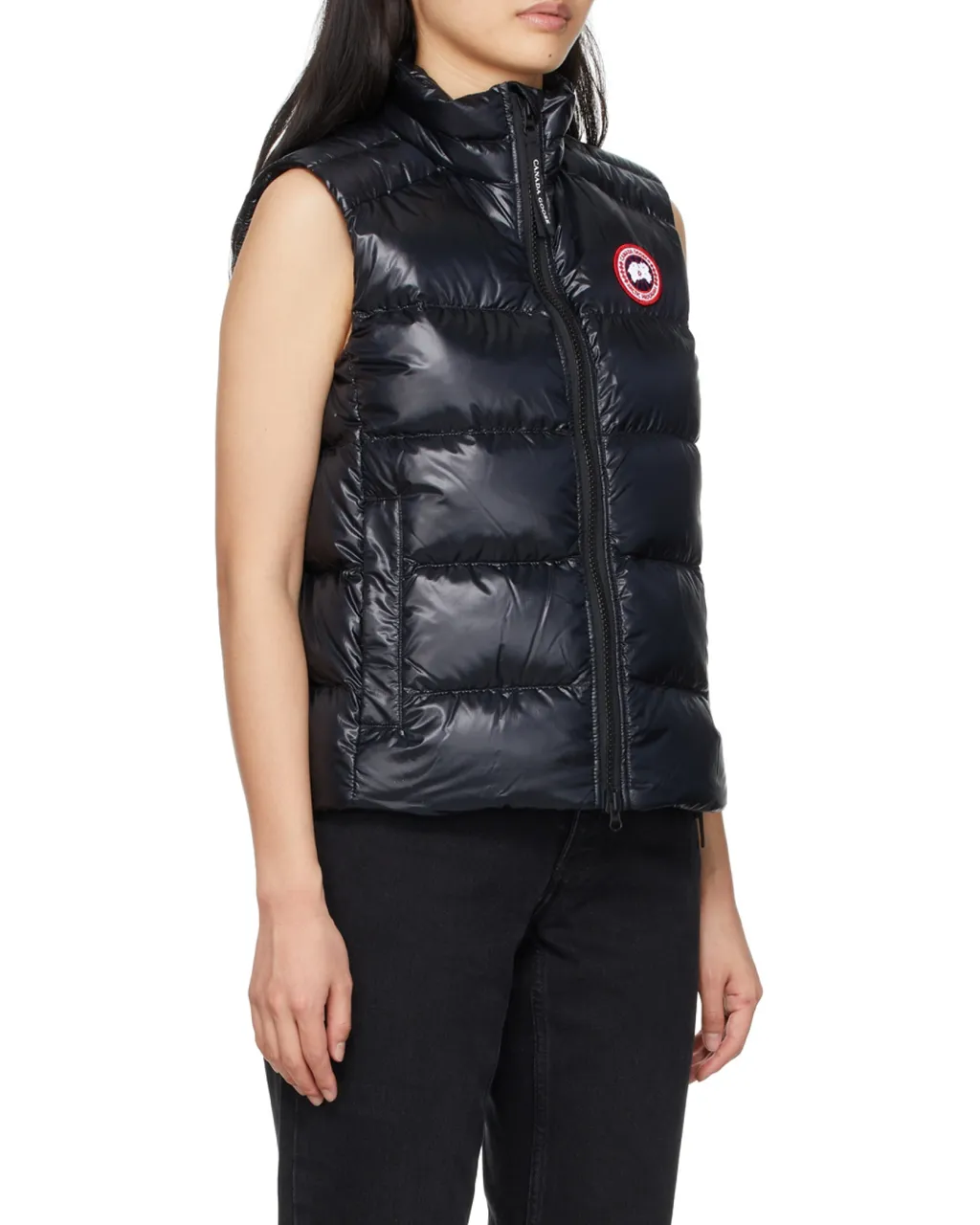 Logo Patch Zip-Up Padded Gilet