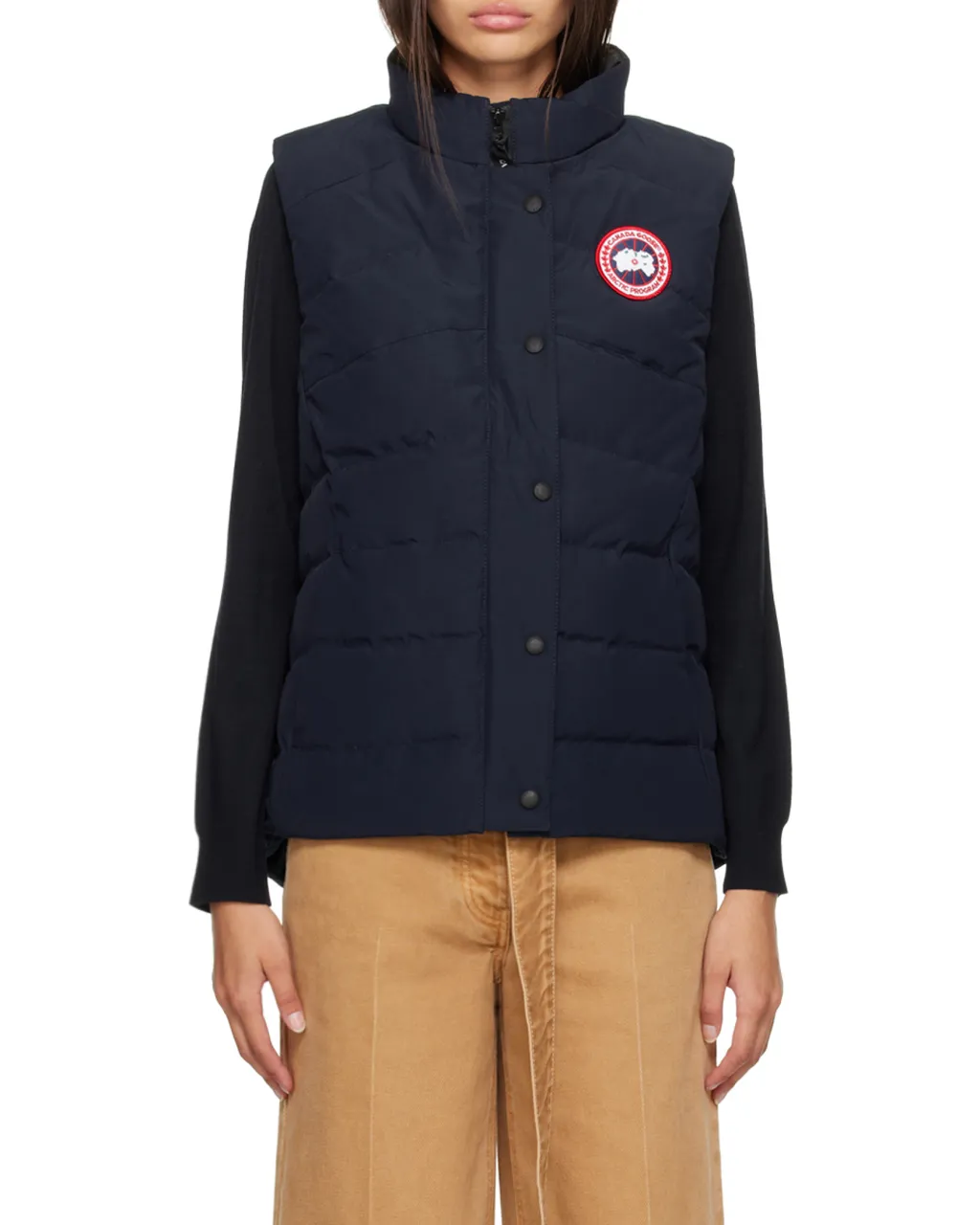 Logo-Patch Padded Gilet