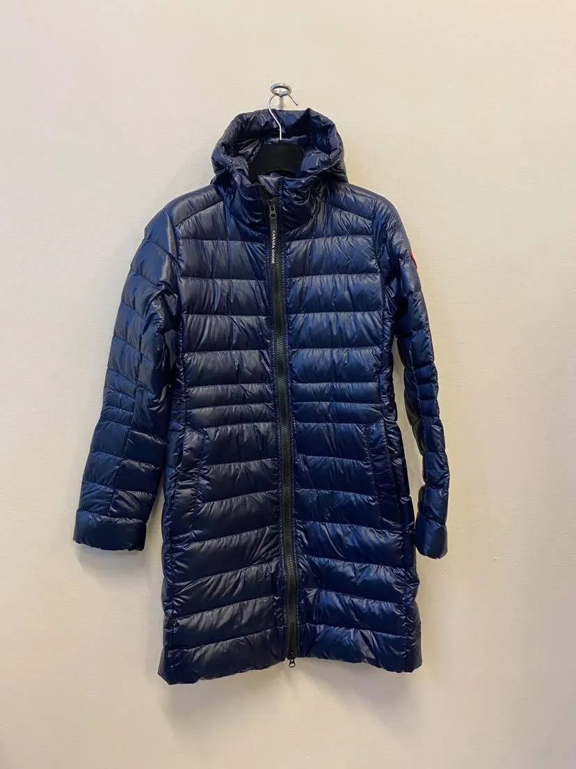 Logo-Patch Sleeve Padded Coat