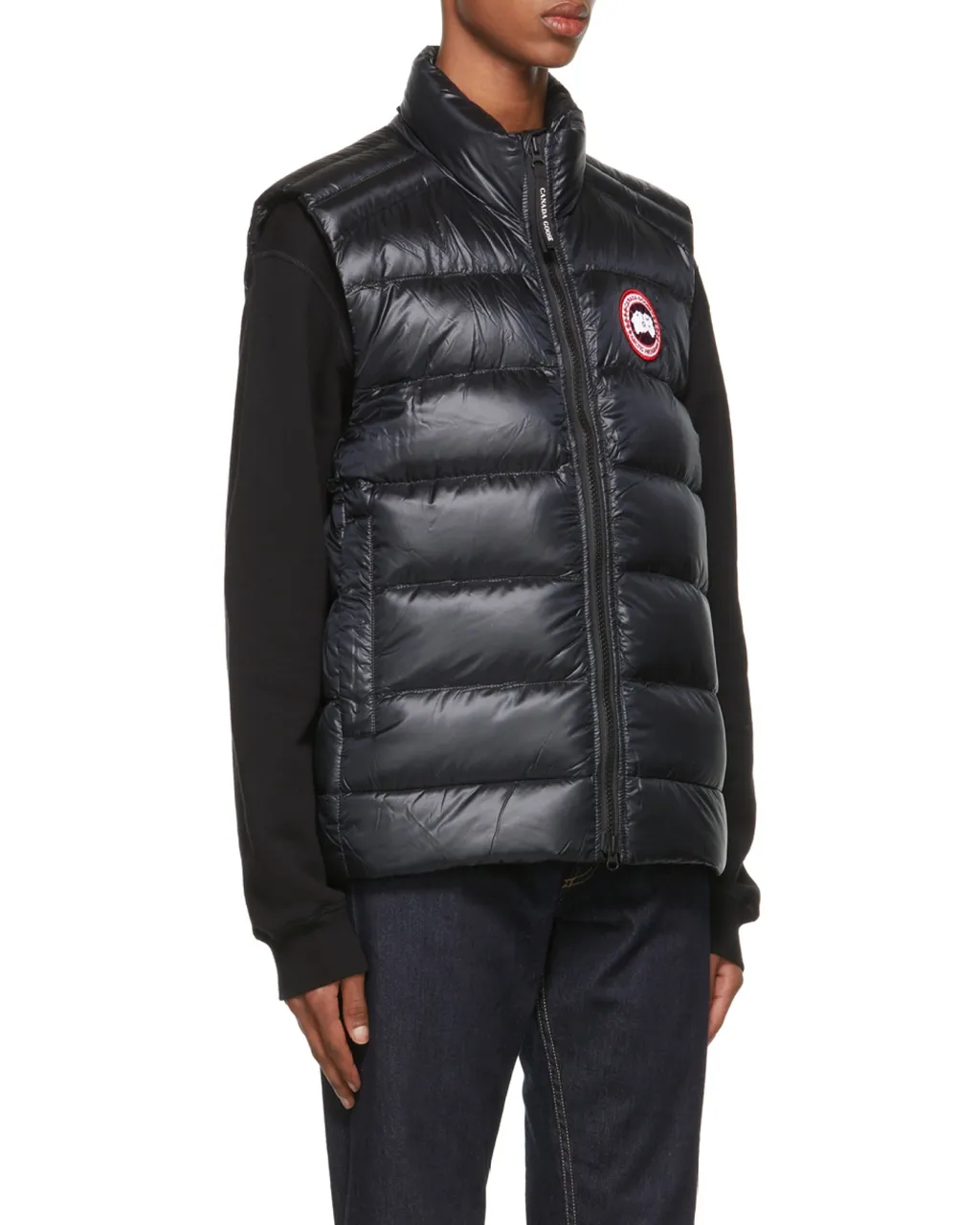 Crofton Zipped Logo Patch Down Gilet