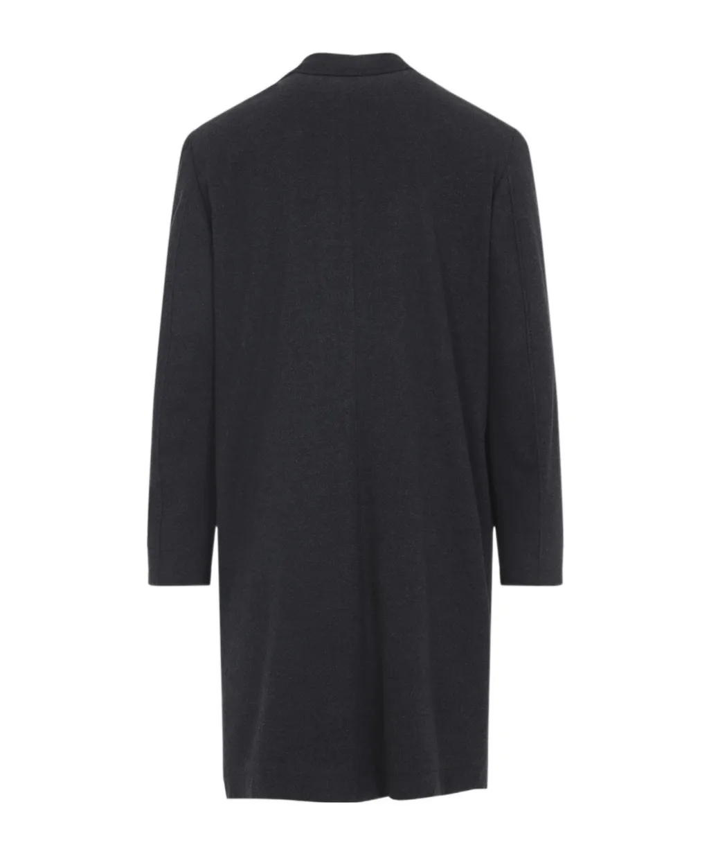 Wool Single-Breasted Coat