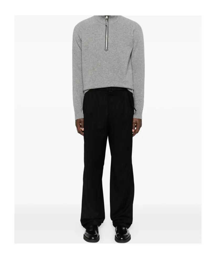 Casual Pants With Belt Loops
