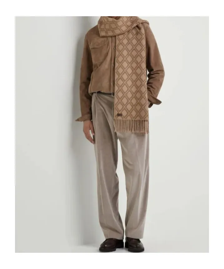 Suede Buttoned Jacket