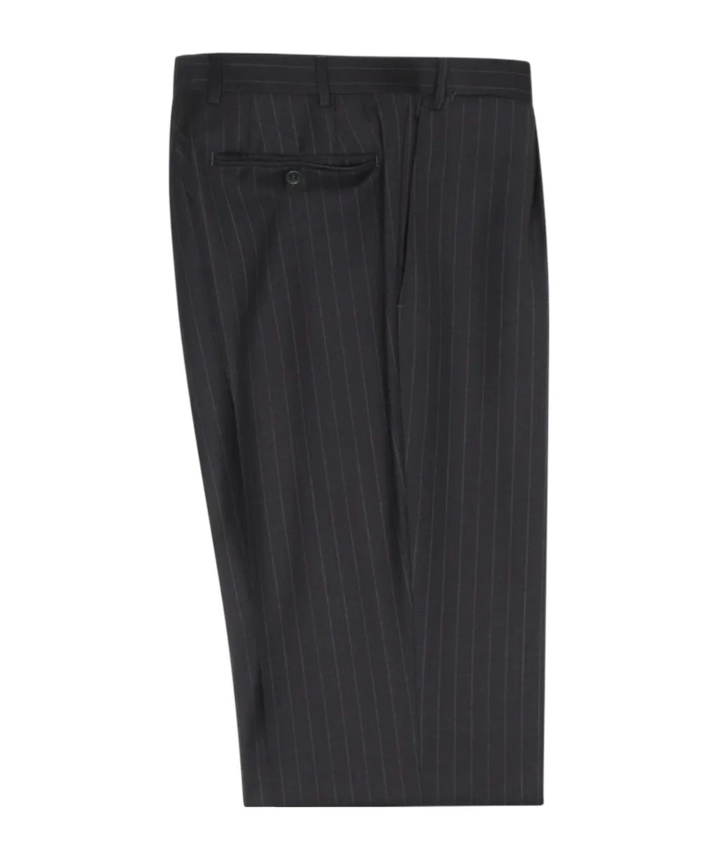 Pinstripe Wool Suit