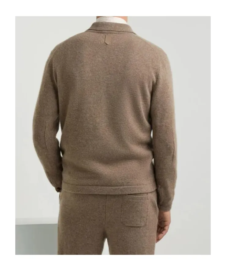 Buttoned Patch-Pocket Cardigan