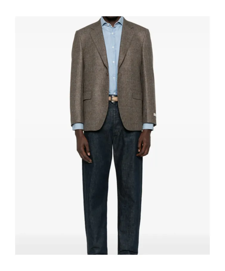 Long-Sleeved Suit Jacket