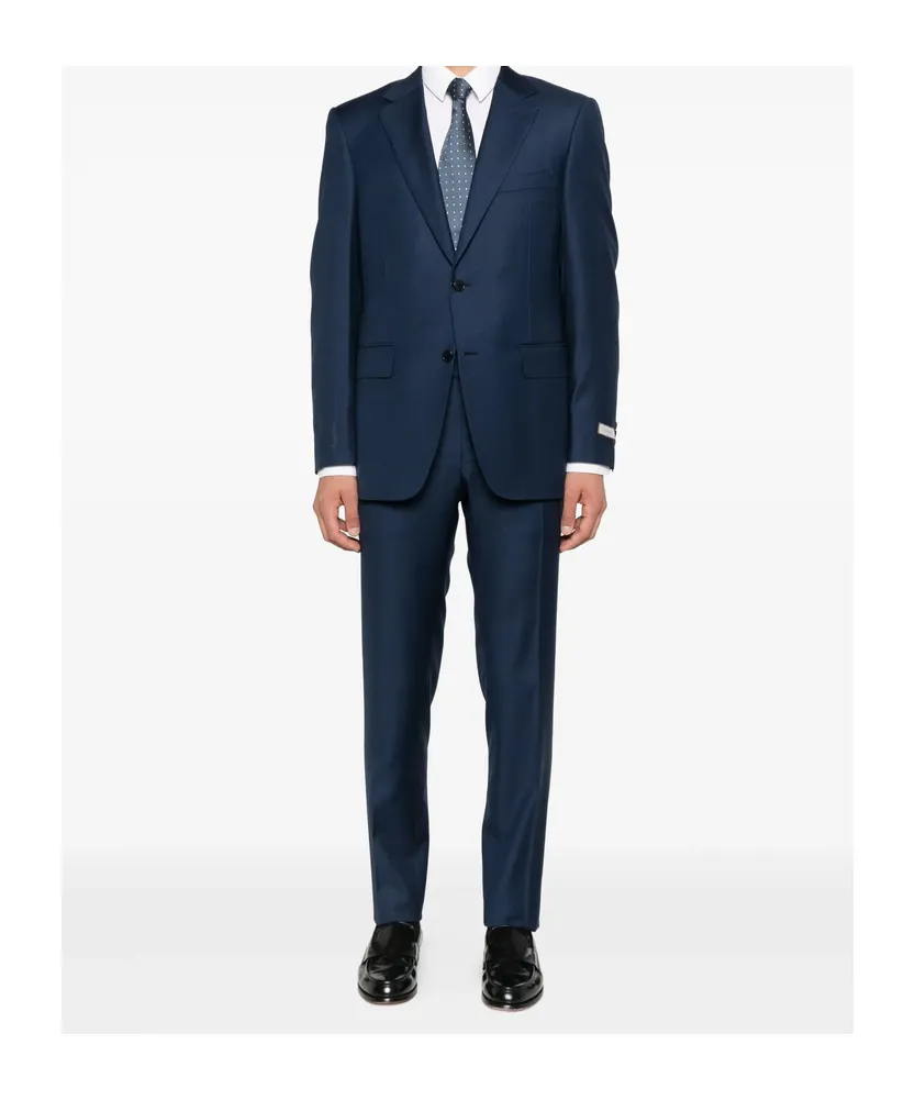 Long Sleeve Jacket Belt Loops Pants Suit