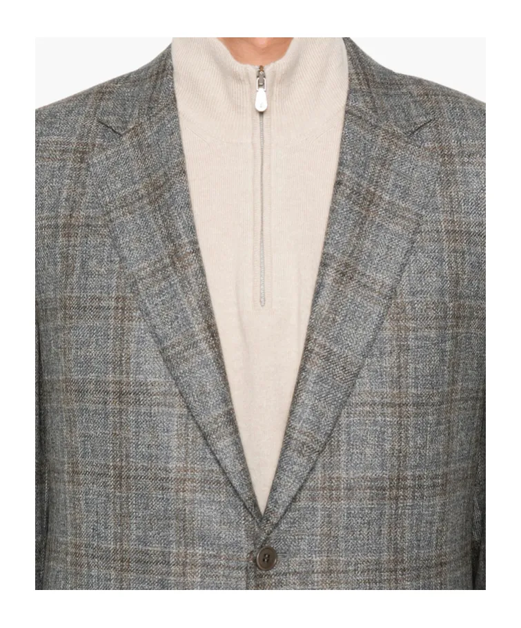 Long-Sleeved Suit Jacket