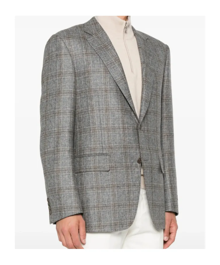 Long-Sleeved Suit Jacket