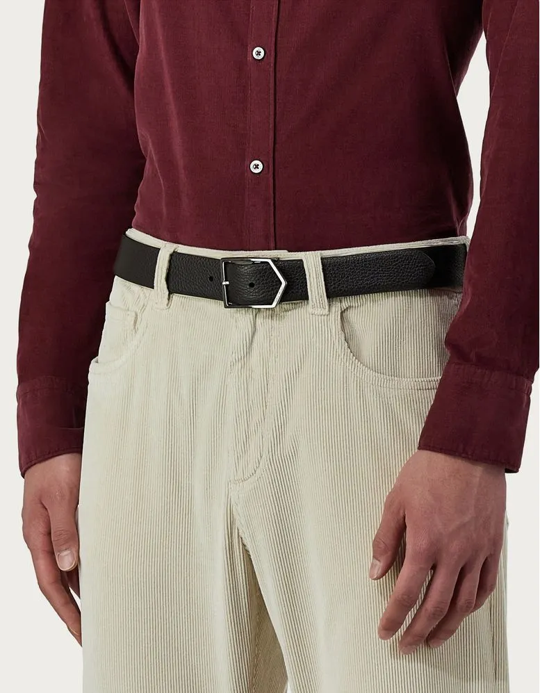 Tumbled Calfskin Belt