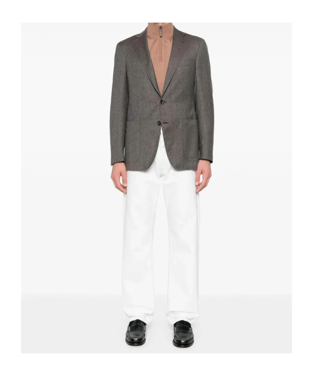 Long-Sleeved Suit Jacket