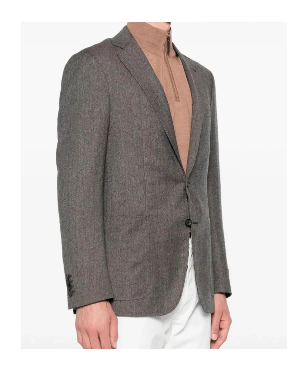 Long-Sleeved Suit Jacket