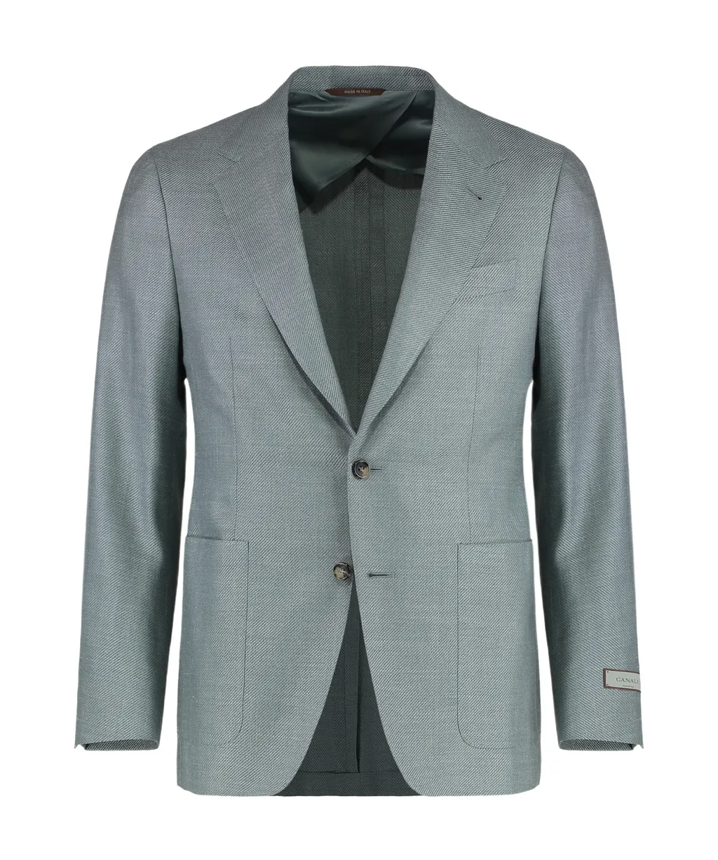 V-Neck Single Breasted Blazer