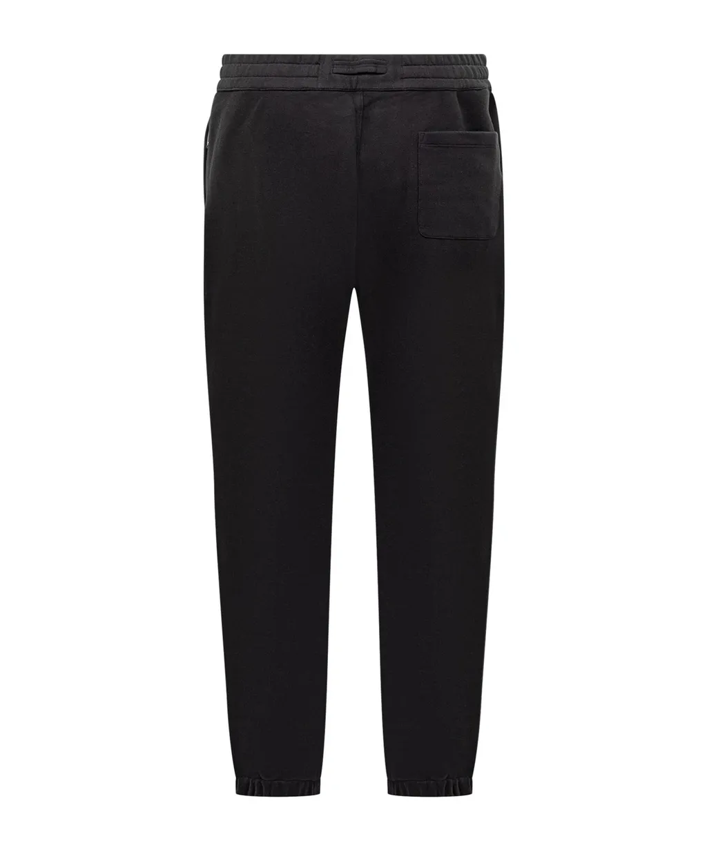Rubberised-Logo Jersey Track Pants