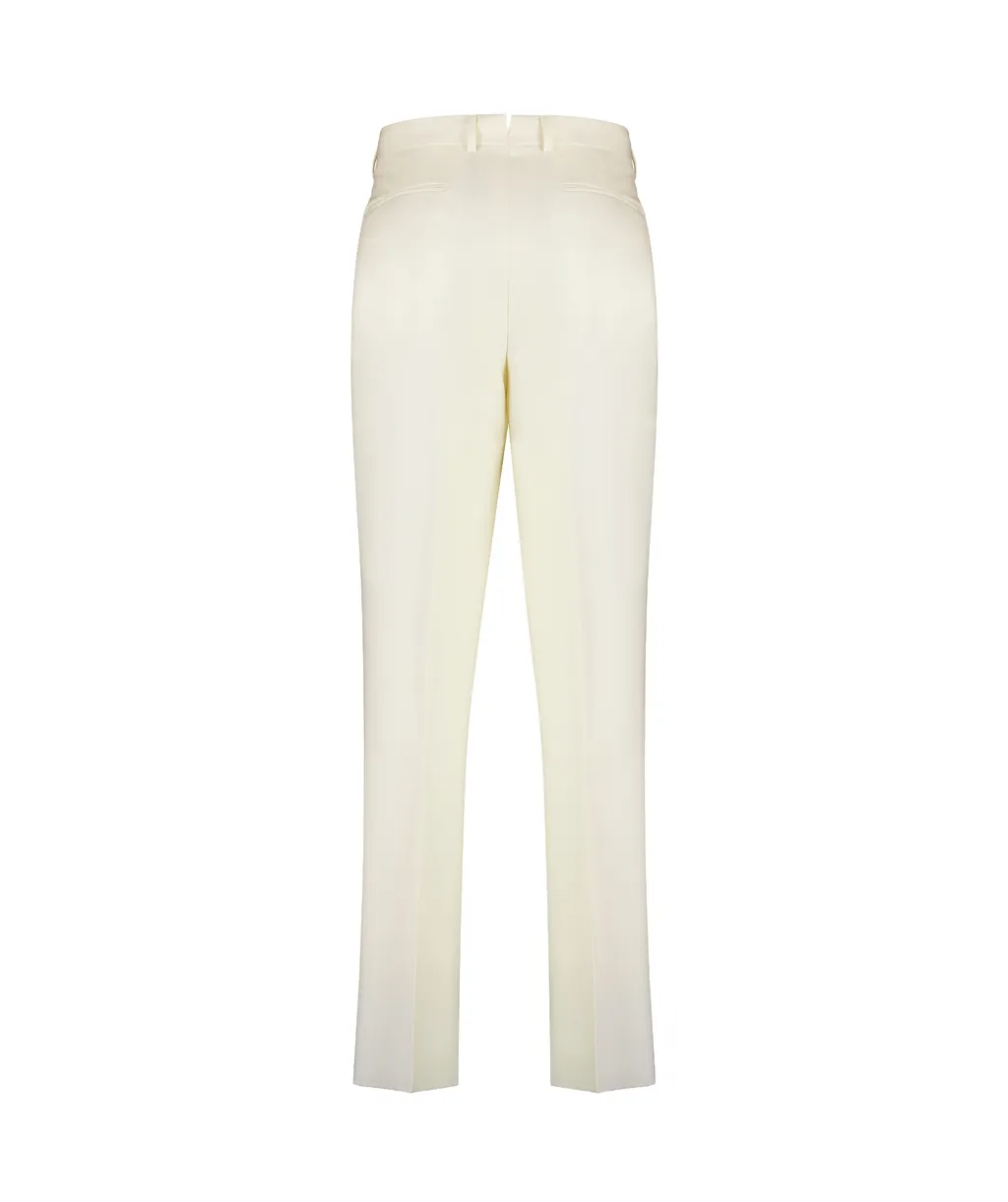 Pressed-Crease Tapered Trousers
