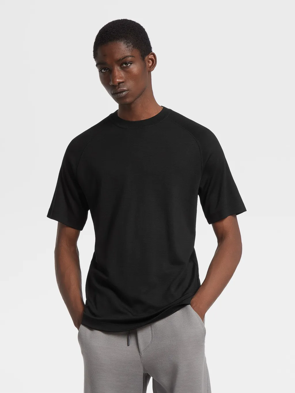 Short-Sleeve Wool T-Shirt