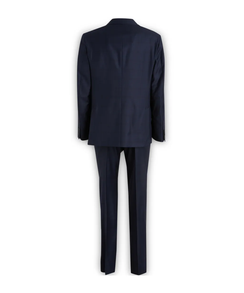 Logo Patch Single-Breasted Tailored Suit