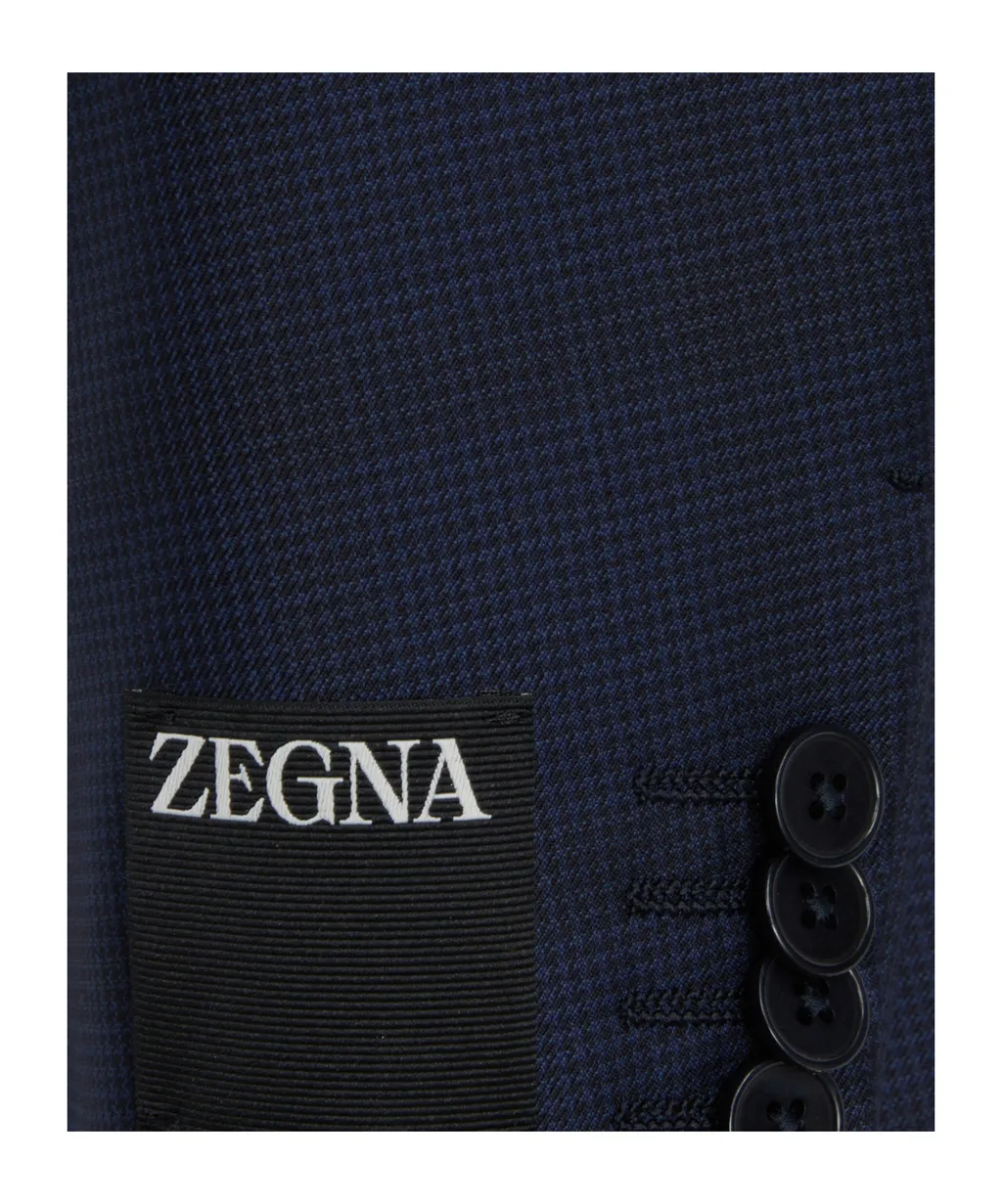 Logo Patch Single-Breasted Tailored Suit