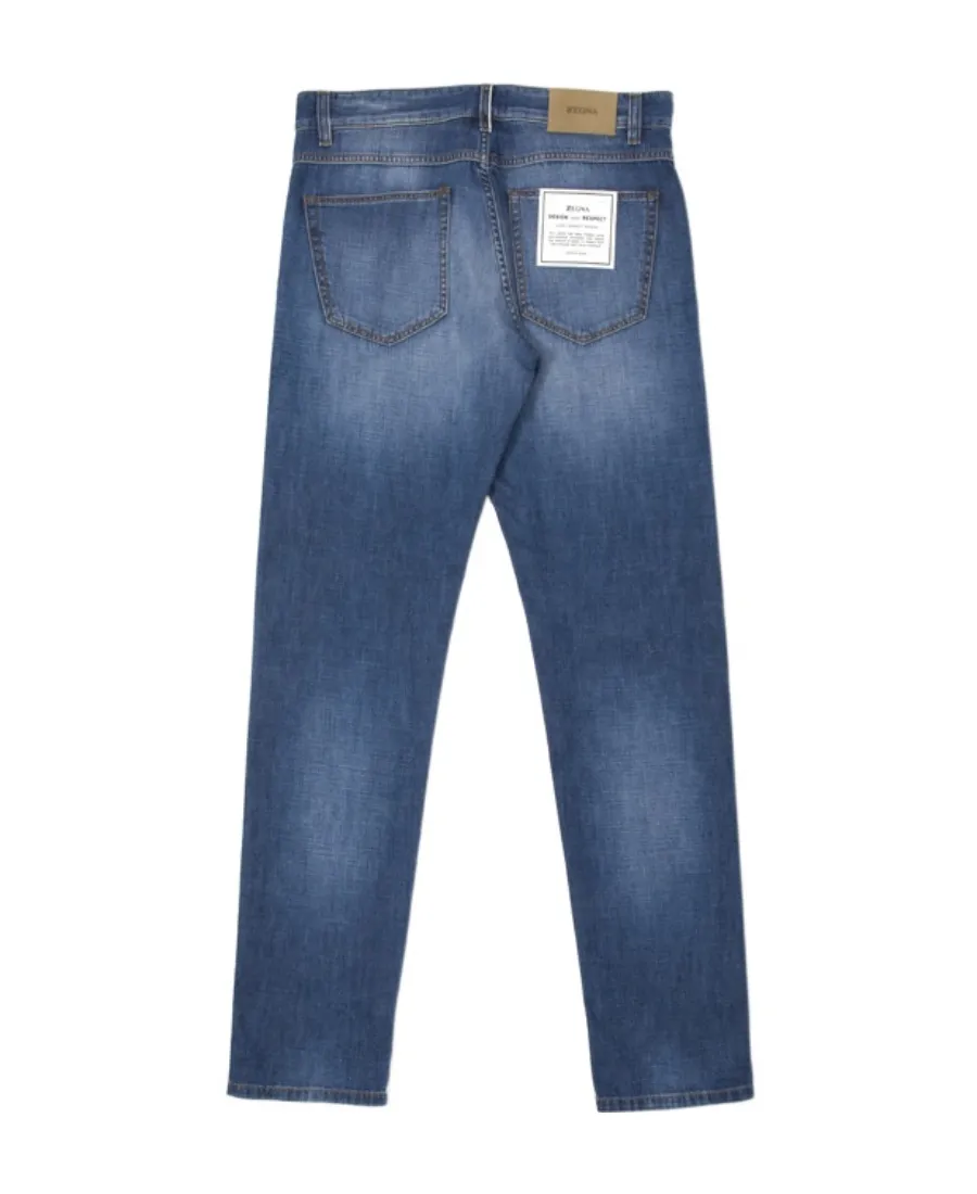 Middle Waist Straight Tube Jeans