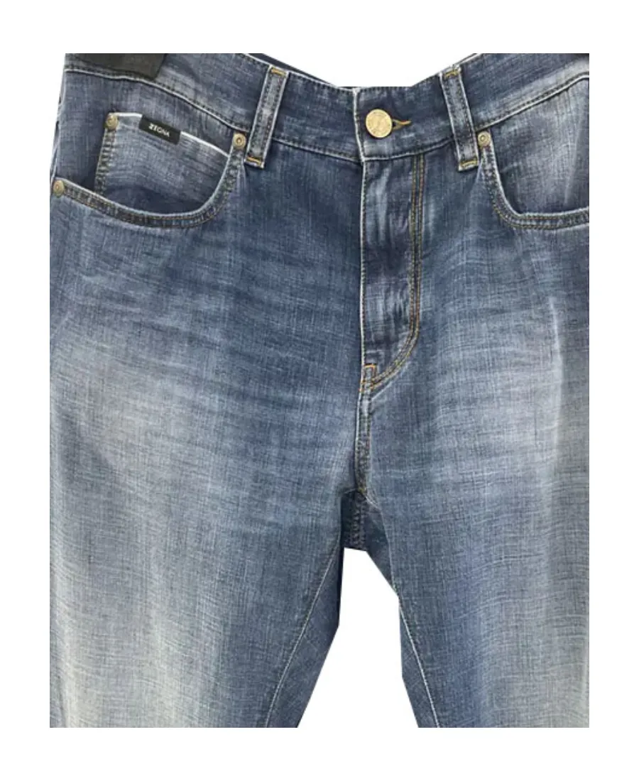 Middle Waist Straight Tube Jeans