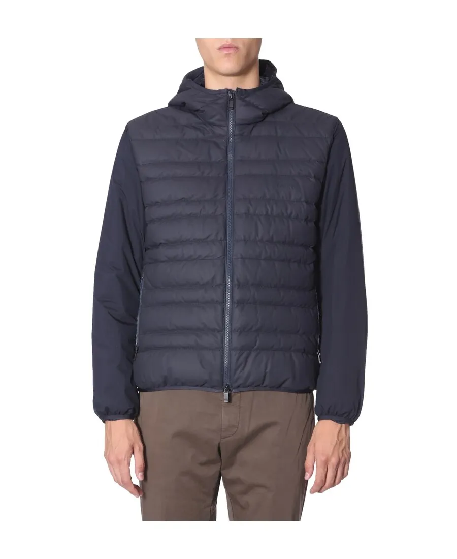 Hooded Zipper Down Jacket