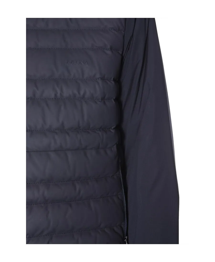 Hooded Zipper Down Jacket