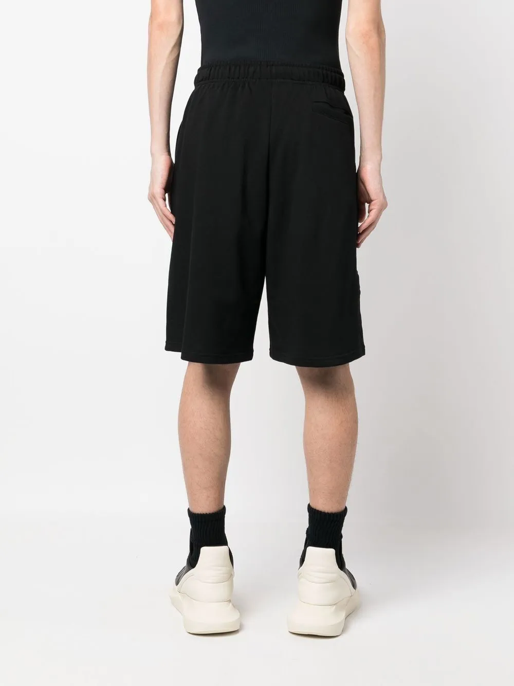 Logo-Print Cotton Track Shorts