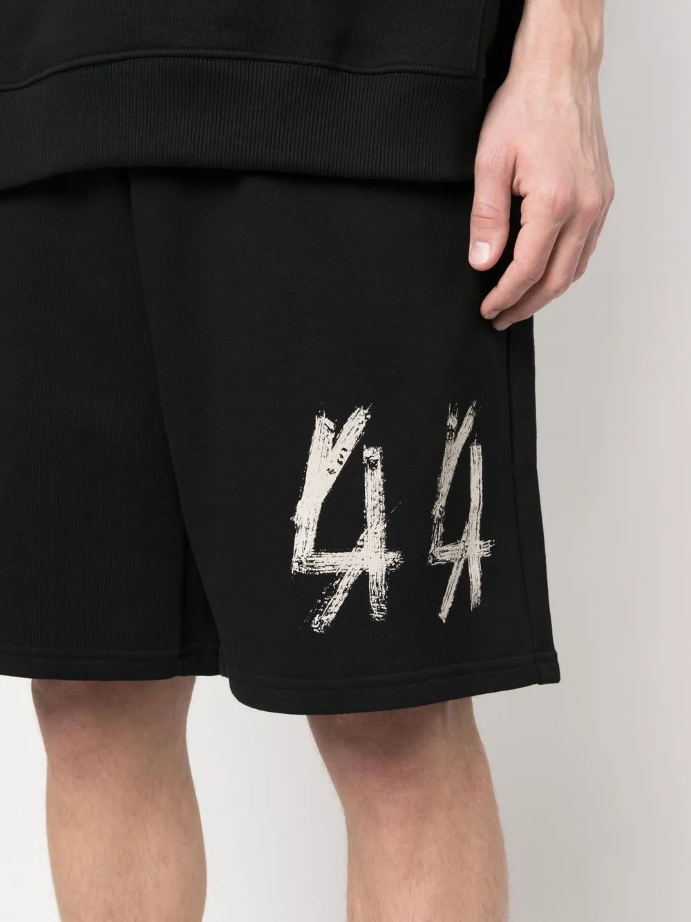 Logo-Print Cotton Track Shorts